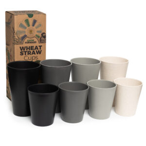 Wheat Straw Cups - 13oz & 20oz Combo